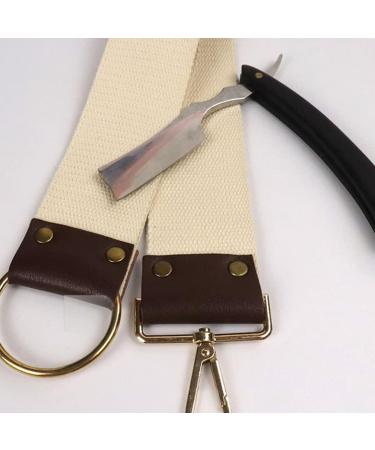 Healifty Cotton Linen Razor Strop - Double Sided Sharpener & Polishing Tool with Hanging Buckle | International Shipping Available - Buy Online on GoSupps.com