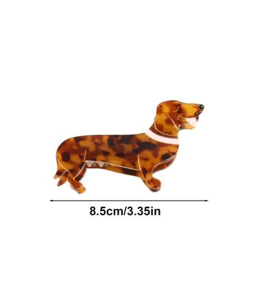 Shop Cute Dachshund Hair Clips | Stylish Animal Clips for Girls | Durable Acetate Dog Hair Accessories - Buy Online on GoSupps.com