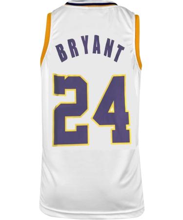 Amdrabola Lakers Kobe Bryant Kids Basketball Jersey Kit - Black Yellow with Shorts (Ages 4-13) - Perfect for Young Basketball Fans - Buy Online on GoSupps.com