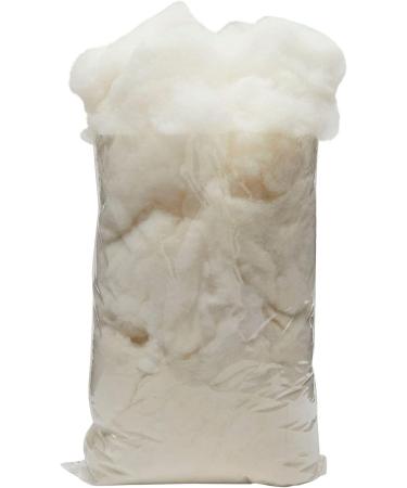 Bright Creations Wool Batting for Crafts and Pillows - 16oz Natural White Stuffing for Stuffed Animals and Cushions - Buy Online on GoSupps.com