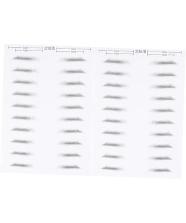 Beavorty 6 Sheets Pairs Black Sticker Artificial Eyebrow Patch Eyebrow Stickers Disposable Makeup Tools 6d - Buy Online on GoSupps.com