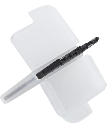 Wax Guard Filters 8Pcs Plastic Hear Clear Filters with Transparent Container Cerumen Stop Cleaning Tool Kit Protective Hearing Assistance Accessories (Black) - Buy Online on GoSupps.com