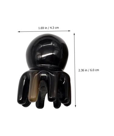 Frcolor Octopus Massage Comb | Portable Handmade Horn Hair Brush for Scalp Scrubbing & Massage | Natural Horn Tool for Beautiful Hair - Buy Online on GoSupps.com