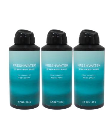 Bath & Body Works Men's Collection Deodorizing Body Spray - FRESHWATER - Gift Pack for Holiday - Lot of 3 Oak Moss 1.23 Fl Oz (Pack of 3) - Buy Online on GoSupps.com