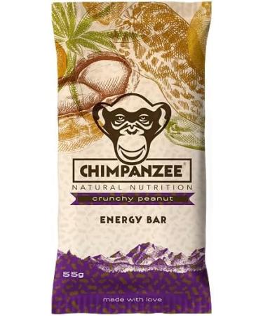 Chimpanzee Energy Bar 20 x 55g Crunchy Peanut Butter - Buy Online on GoSupps.com