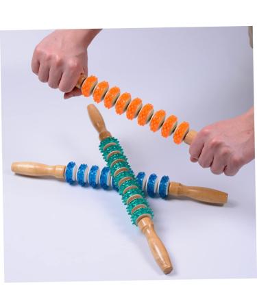 Doitool 3-Stage Gear Massage Roller - Manual Muscle Massager for Neck & Sore Muscles | Fitness & Yoga Accessories - Buy Online on GoSupps.com