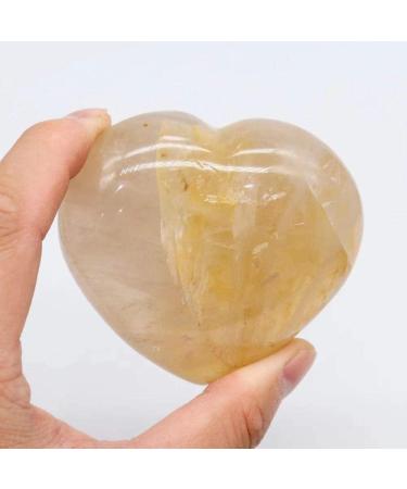 Natural Crystal Rough 1pc 60mm-70mm Natural Crystal Folk Crafts Gemstone Heart for Gift - Buy Online on GoSupps.com