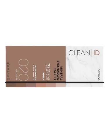 Catrice Clean ID Mineral Eyeshadow Palette No. 020 - 6 Long-Lasting Nude Tones Vegan & Multicolored Eyeshadow Shimmering & Matt Finish International Shipping - Buy Online on GoSupps.com