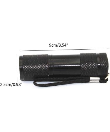 YUSHU 9W UV Resin Curing Lamp | LED 395nm UV Black Light Flashlight for Jewelry & Gel Nail Polish - Buy Online on GoSupps.com
