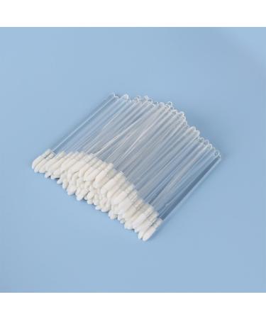100 Pieces Disposable Lip Brushes | Lipstick Gloss Wands Applicator Makeup Tool Kits - Clear for Easy Application - Buy Online on GoSupps.com