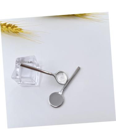minkissy Cuill re Maquillage M tal Outil de Soin Facial R utilisable Petite Cuill re Cosm tique pour Application Pr cise de Cr mes et Masques 5.00X1.50X0.30CM argent - Buy Online on GoSupps.com