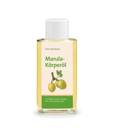 Sanct Bernhard Marula body oil |For massage facial and hair care |Odorless |100% Sclerocarya Birrea Seed Oil |100ml 100 ml (1 Pack)
