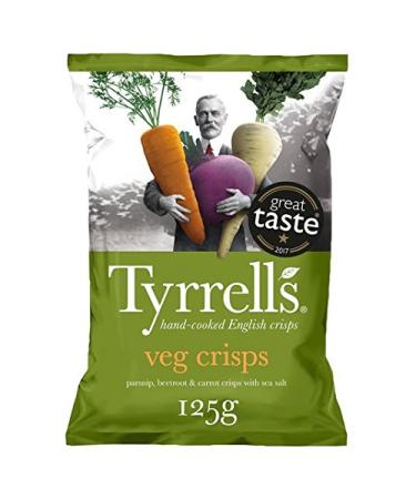 Tyrrells Parsnip, Beetroot & Carrot Crisps with Sea Salt 125g