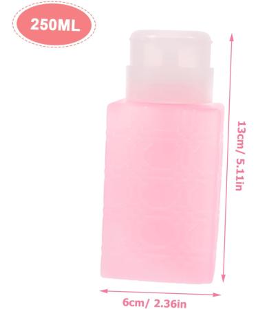 SKISUNO Nail Polish Remover Dispenser Push down Gel Nail Polish Nail Gel Polish Nail Polish Remover Dispenser Pump Mini Water Dispenser Travel Cotton Ball Plastic Bottle Pink 6x5x13cm Pink - Buy Online on GoSupps.com