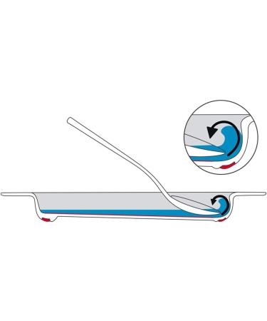 Ornamin Large Tilting Plate (White) - Perfect for Easy Dining | International Shipping Available - Buy Online on GoSupps.com