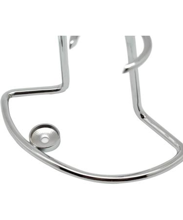 Premium Stainless Steel Shaving Brush Stand & Razor Holder | Durable Shaving Bowl for Precision Grooming - Buy Online on GoSupps.com