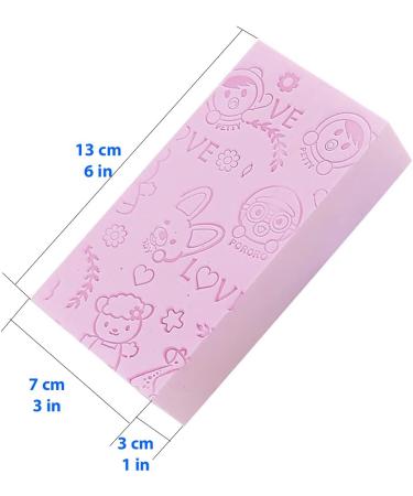 Nado Care Exfoliating Bath Sponge - Spa Scrub for Body Shower, Dead Skin Remover - 2 pcs Random Colors - Buy Online on GoSupps.com