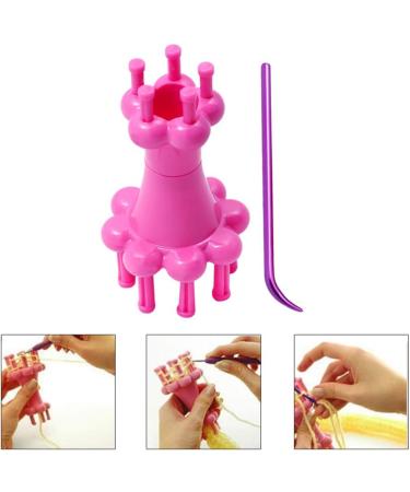 Healifty 2pcs Knit Spool Loom Set - Knitting Yarn Wool Rope Hook for Scarves, Straps & Crafts - DIY Braider Tool - Buy Online on GoSupps.com