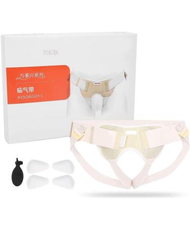 Samnuerly Inguinal Hernia Band - Adjustable Hip Belt for Men with Removable Compression Support - Buy Online on GoSupps.com