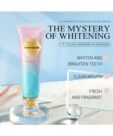 Niacinamide Whitening Toothpaste (Pack of 2) - Cleans Stains and Strengthens Teeth Reduces Gum Problems Freshens Breath Mint Flavored Without Fluoride for Sensitive Teeth - Buy Online on GoSupps.com