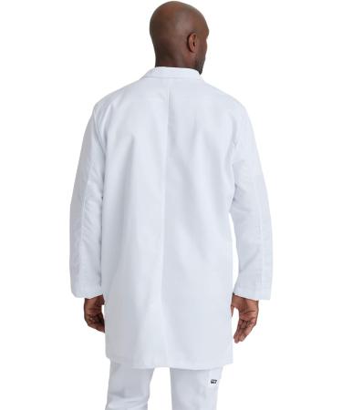BARCO Grey's Anatomy Scrubs Noah Men's Professional Lab Coat - 42 White, Full-Length Long Sleeve 37 Lab Coat - Buy Online on GoSupps.com