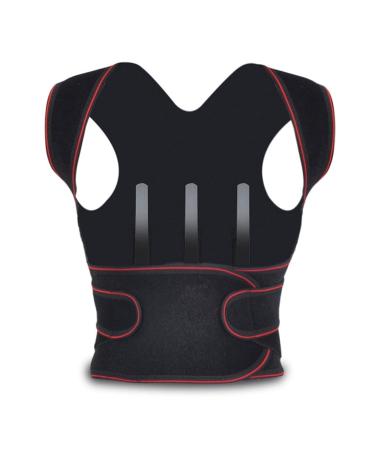 Back Posture Corrector for Kids and Teens Adjustable Full Back Support Clavicle Support Brace with Soft Shoulder Pads and Elastic Belts for Humpback (Size : Medium) (Medium) (Small)