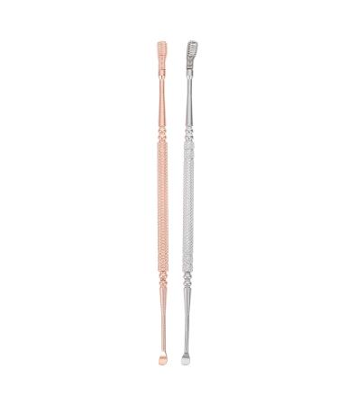 Earwax Removal Tools Set - Portable Double-Ended Steel Ear Picks with Catcher, Spiral Spoon, and Cleaning Bag - 3 Sets for Adults - Assorted Colors - 12.5X0.8CMx3pcs - Buy Online on GoSupps.com
