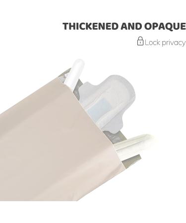 Sadocom 100 Women's Hygiene Disposal Bags - Lockable Odor Inhibiting Tampon Disposal Bags (Apricot) | Eco-Friendly & Convenient - Buy Online on GoSupps.com