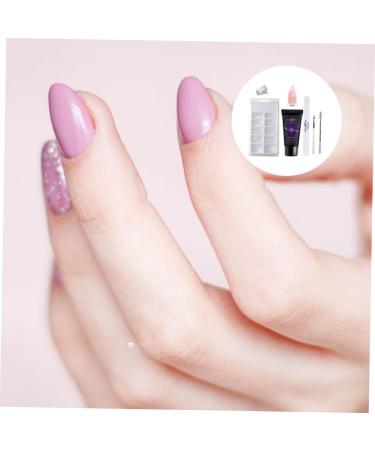 Housoutil 1set Set Nail Extension Glue Set Manicure Extended Glue Nail Art Brush Nail Art Extension Kit Nail Enhancement Trial Kit Nail Gel Nail Extension Kit Nail Polish Plastic Lengthen - Buy Online on GoSupps.com