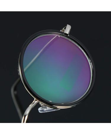 Enlargement Reading Glasses for Men & Women | Retro Round Magnifying Glasses for Presbyopia & Eye Fatigue Relief - Buy Online on GoSupps.com