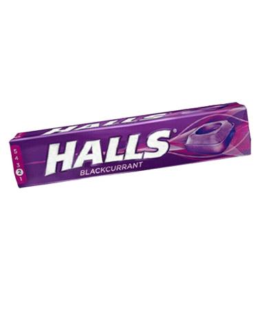 HALLS Sweets - Original (Blackcurrant 10 Bars) BLACKCURRANT 10 Bars