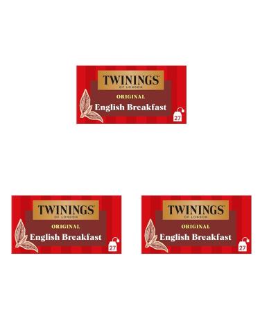 Twinings - Th noir Original Earl Grey - Aromatis la Bergamote - 27 Sachets - Intense et D licat (Lot de 3)