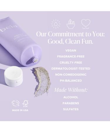 Beia Bikini & Body Scrub - Gentle Exfoliating Body Scrub with Glycolic Acid & Rice Extract - Fights Ingrown Hairs KP Bumps & Dry Skin - Hydrating & Soothing for Sensitive Skin 7.6 Oz - Buy Online on GoSupps.com