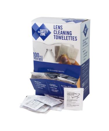 Safety Zone ES-LCT Lens Cleaning Towelettes BX100