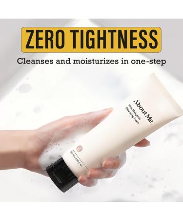 ABOUT ME Rice Wine Cleansing Foam - Gentle Exfoliating Face Wash for Clear Hydrated Skin | 120ml International Shipping - Buy Online on GoSupps.com