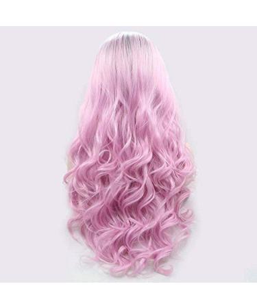 BGHJUE Pink Full Lace Wig - Realistic Hairline Long Curly Wave Hair for Women - International Shipping - Buy Online on GoSupps.com