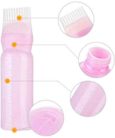 3-Piece Root Comb Set - 4 oz Reusable Hair Dye Bottles for Scalp Treatment & Color Application - Buy Online on GoSupps.com
