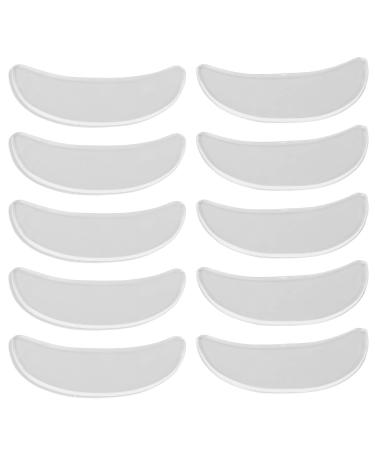 Eye Wrinkle Pads 5 Pairs Silicone Anti Wrinkle Patches Anti Aging Under Eye Masks Reusable Silicone Face Pads to Reduce Skin Wrinkles Smile Fine Lines Under Eye Bags