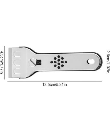 Ceramic Hob Scraper | Glass Scraper with 5 Blades for Ceramic Hob Scratches | Stainless Steel Blade Scratches for Induction Hobs Glass Ceramic Hob Oven Rundaotong - Buy Online on GoSupps.com