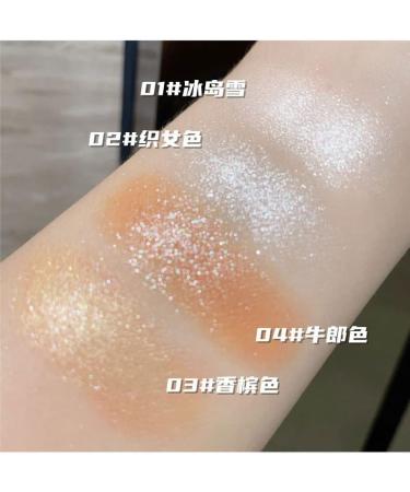  NEFLUM Potato Pur e Highlighter Palette Polarized Glitter Eyeshadow Powder Makeup Face Body Shimmer Shine High LightCosmetics - Buy Online on GoSupps.com