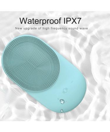 Electric Silicone Facial Brush Scrubber Rechargeable Face Cleansing Device - Buy Online on GoSupps.com