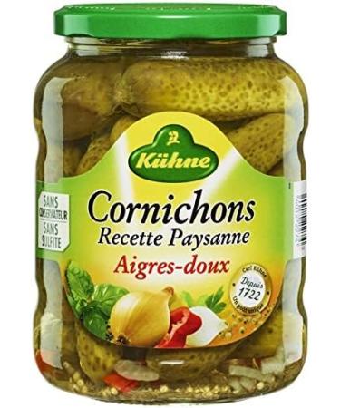KUHNE - Sweet and Sour Country Gherkins 360G - Pack of 4 - Buy Online on GoSupps.com