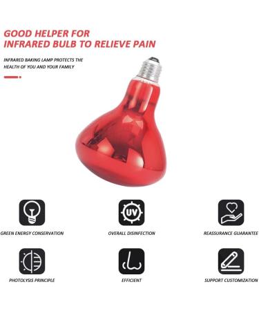 Naveso 100W Infrared Heat Lamp for Reptiles & Animals - Durable E27 Base Red Light Radiators (2 Pack) - Ideal for Turtles Chickens & Terrariums - Buy Online on GoSupps.com