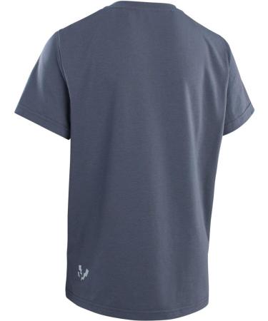 Ion Logo DR Youth Kids Cycling Jersey - Short Storm Blue 2024 (S 128) - Ideal for Young Cyclists - International Shipping Available - Buy Online on GoSupps.com