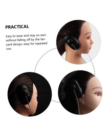 FOMIYES 8 Pcs Silicone Ear Covers for Hair Dryer and Shower - Black, 20X14.2CM - Ear Protector Caps for Hair Salon - Buy Online on GoSupps.com