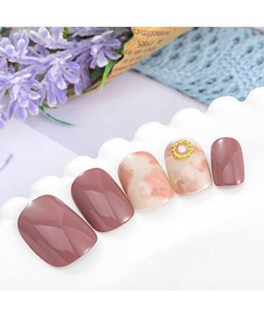 Shop Bohend Shiny Acrylic Short False Nails - Fashionable Nail Tips for Daily & Party Use | Perfect for Women & Girls - Buy Online on GoSupps.com