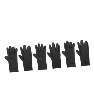 Healeved 3 Pairs Gloves Copper Non-slip 15% Spandex Fitness