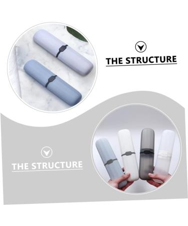 Gogogmy 4-Piece Travel Toothbrush Case Set - Toothpaste & Toothbrush Holder for International Shipping - Buy Online on GoSupps.com