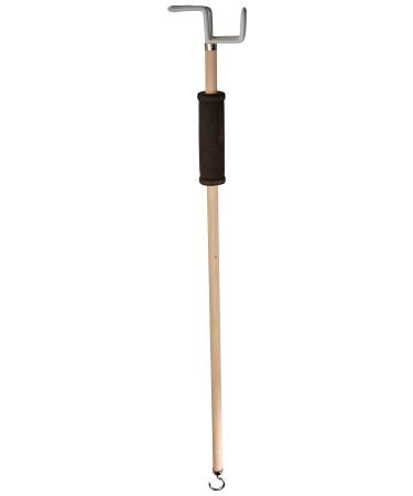 Sammons Preston 26" Deluxe Dressing Stick and Sock Puller with Button Hook, Belt & Stocking Donner, Disability Aid for Daily Independent Living, Lightweight Economy Assistant Tool for Getting Dressed Deluxe Grip Handle