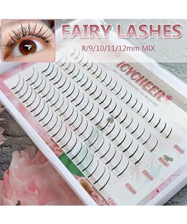 5 in 1 Individual Eyelash Extensions - D Curl Fairy Lashes in 8/9/10/12mm Lengths | Handmade Quality for Stunning Looks - Buy Online on GoSupps.com